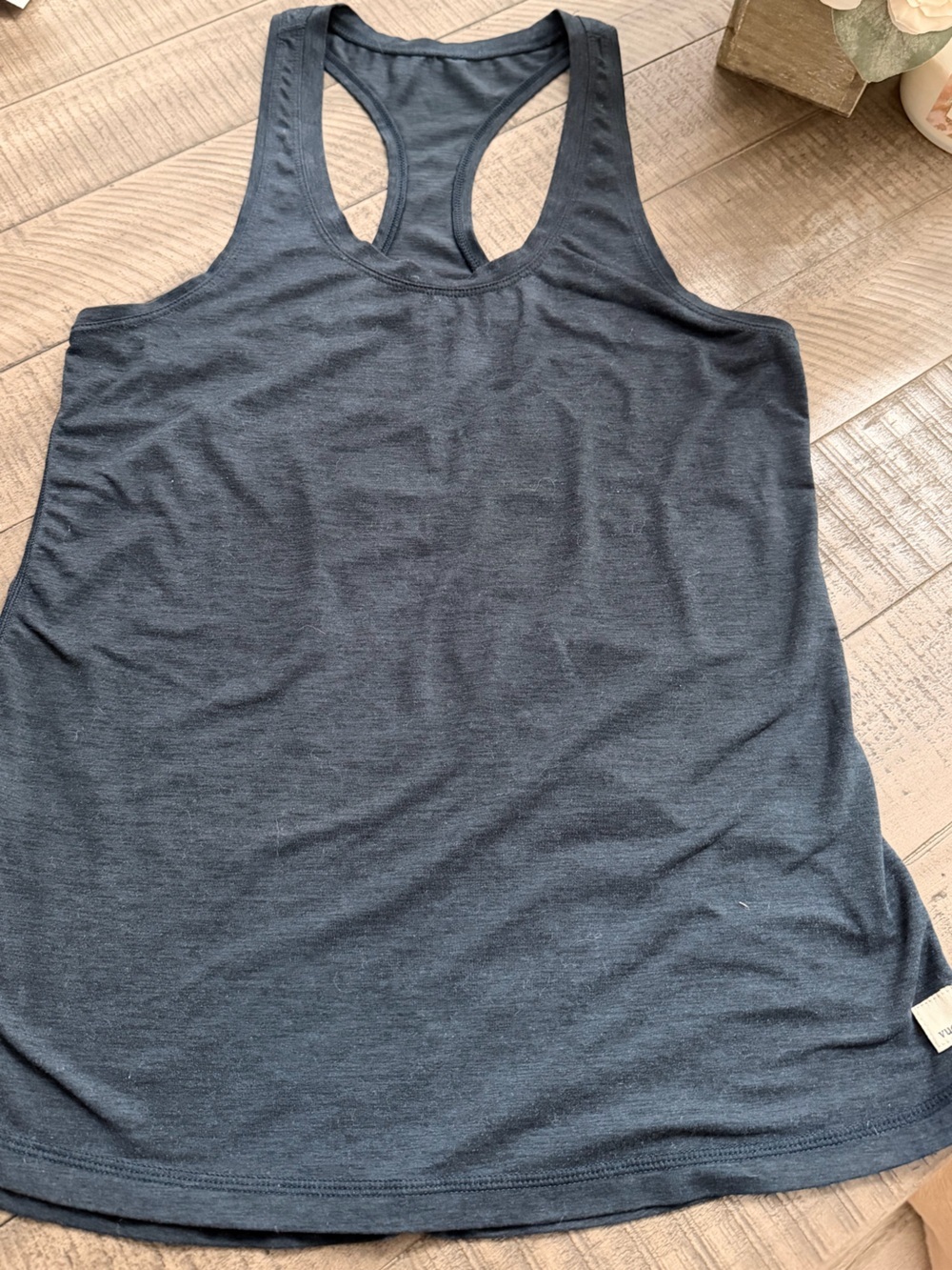 Vuori Charcoal Racerback Tank